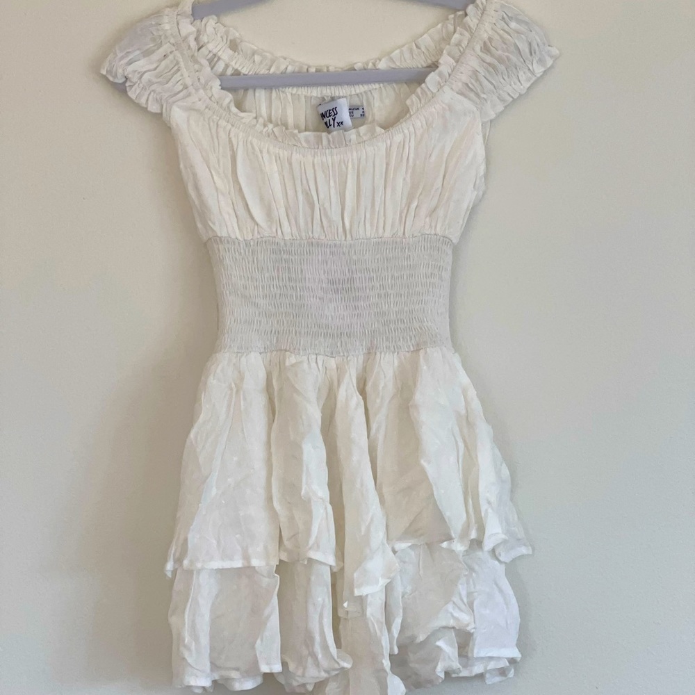 Princess Polly Love Galore Romper in White